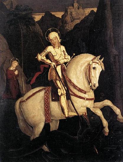 Franz Pforr St George and the Dragon oil painting picture